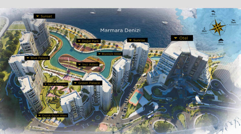 real estate Properties for Sale in SeaPearl Ataköy Project